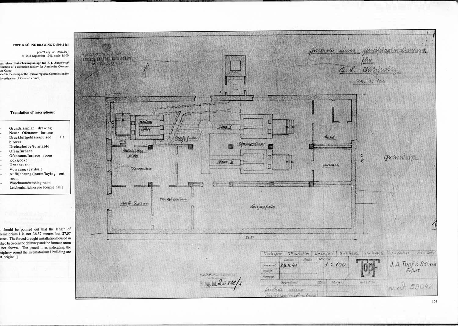 Auschwitz, by J.-C. Pressac