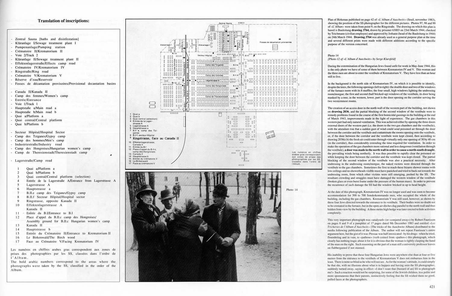 Auschwitz, by J.-C. Pressac