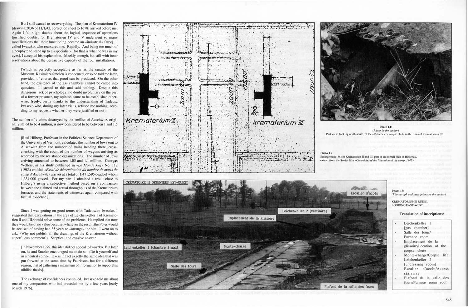 Auschwitz, by J.-C. Pressac